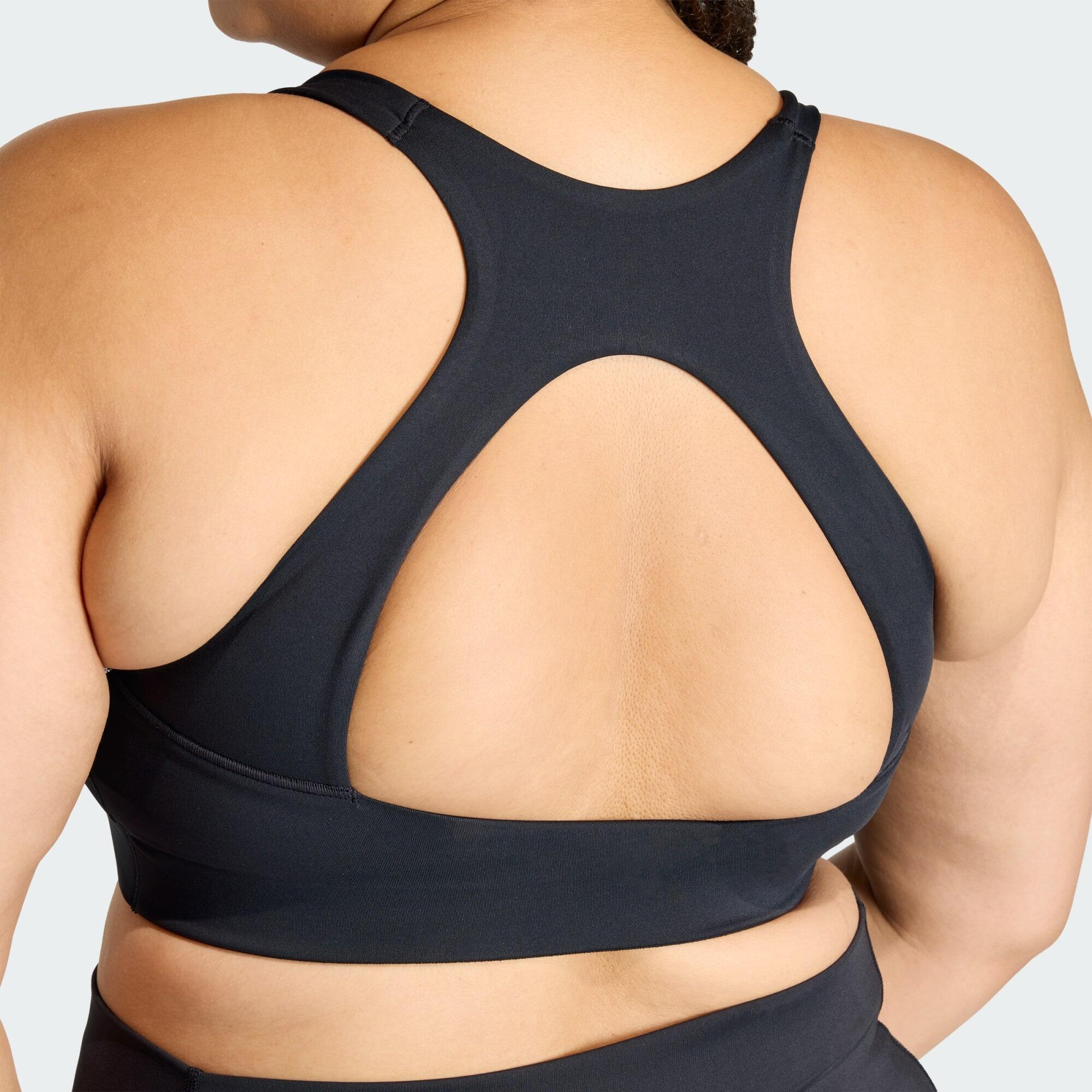 Brassière 3 bandes Optime Workout Maintien moyen (grandes tailles) 4/6