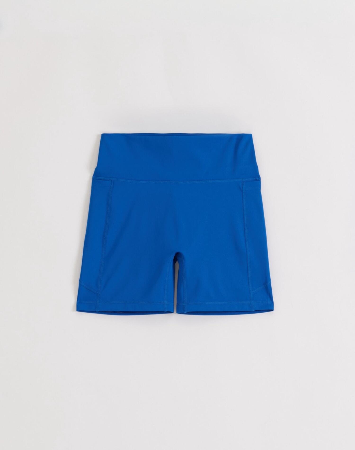 Mallas Mujer Cintura Alta Largo Midi Secado Rápido Le Run Azul Azur 5/5