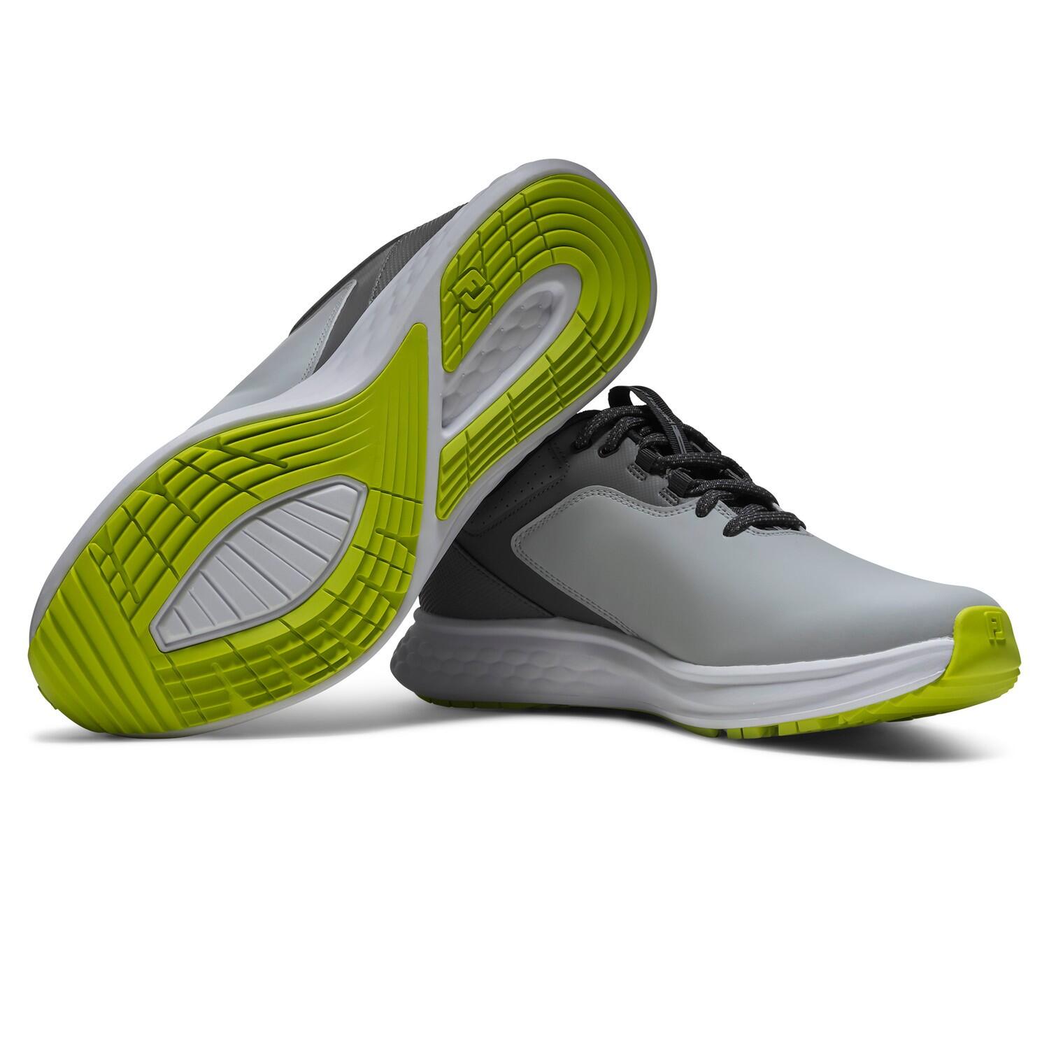 Zapatos Golf Footjoy Pulse Hombre Blanco y Gris 5/7