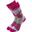 Sosete de schi Salomon Jr Team Pachet de 2 violet/gri Roz 35-38