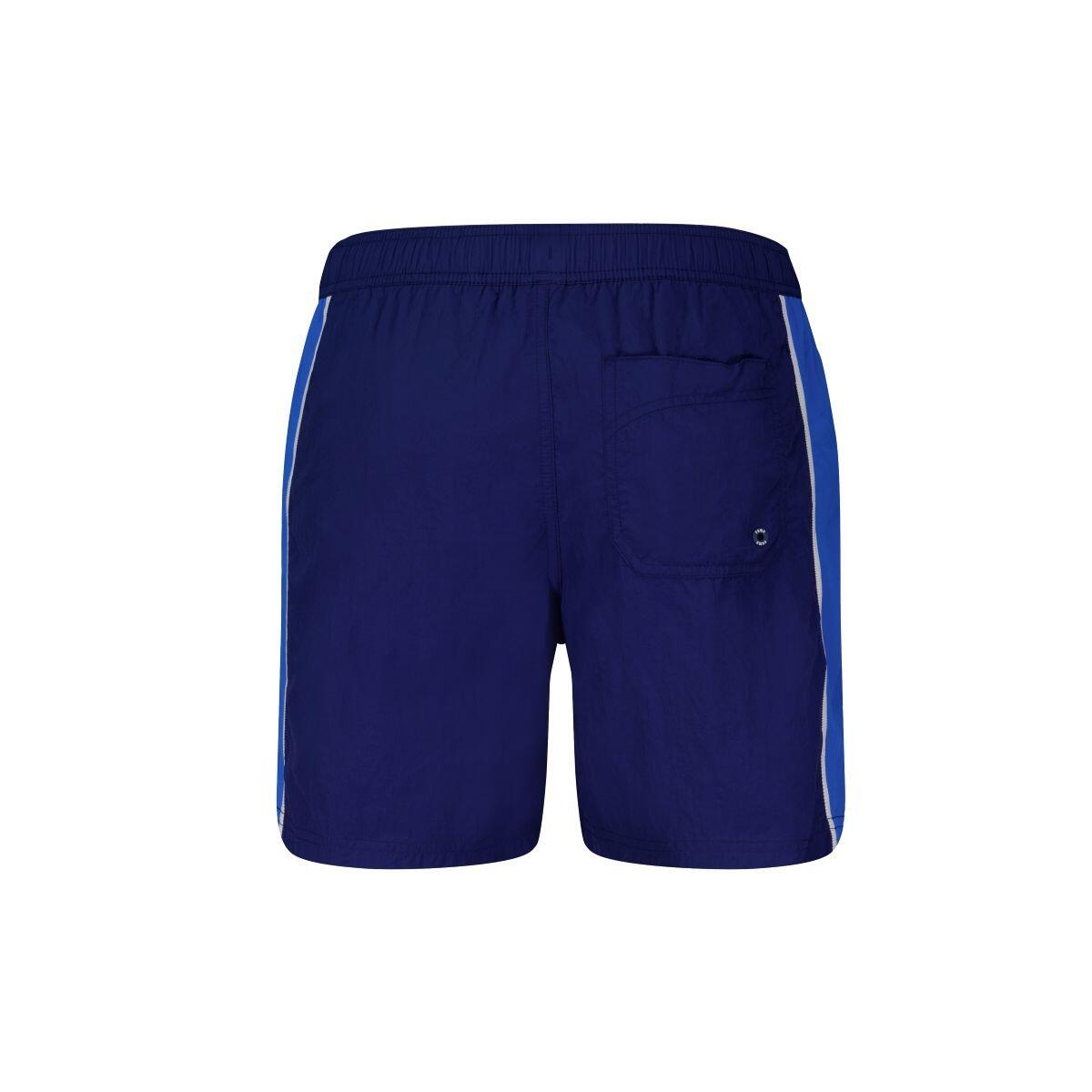 Short de bain homme - Short mi-long - Crinkle T7 - ​​Bleu marine / Bleu clair 7/7