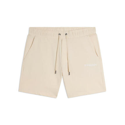 Pantalon court mi-cuisse en jersey élastique