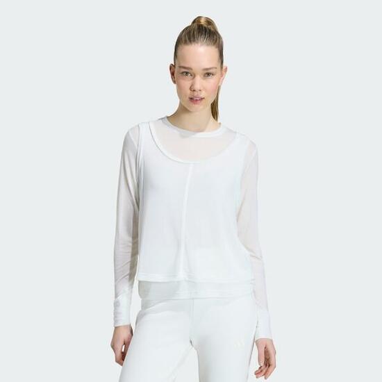 Top SOFT LUX SHEER LONG-SLEEVE