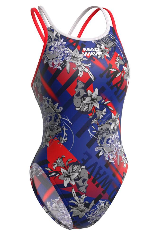 Bañador de natación mujer MAD WAVE CROSSBACK A1 XL 3/4