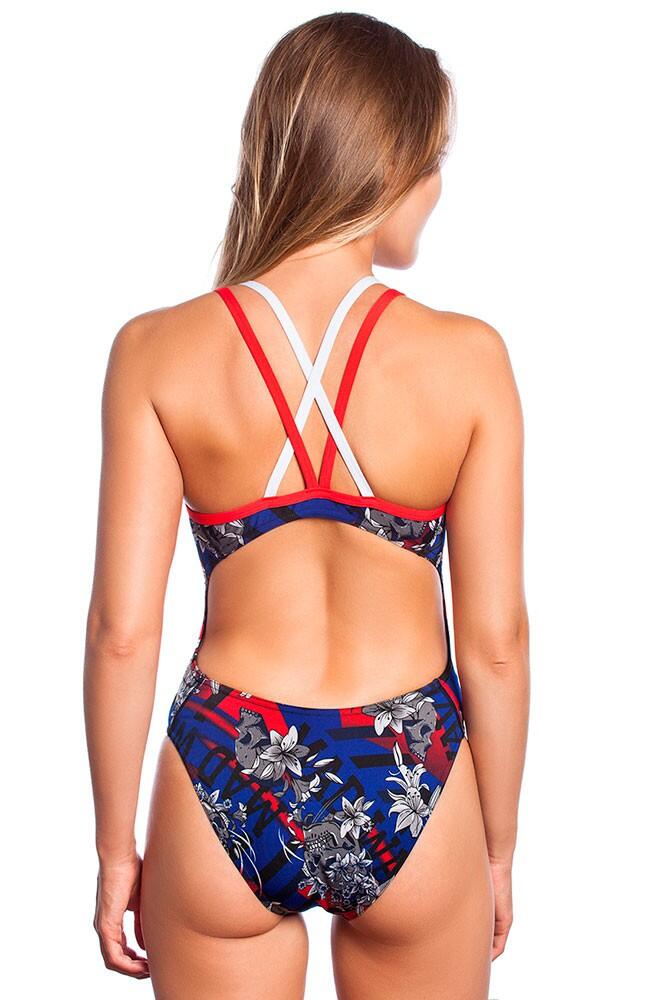 Bañador de natación mujer MAD WAVE CROSSBACK A1 XL 2/4