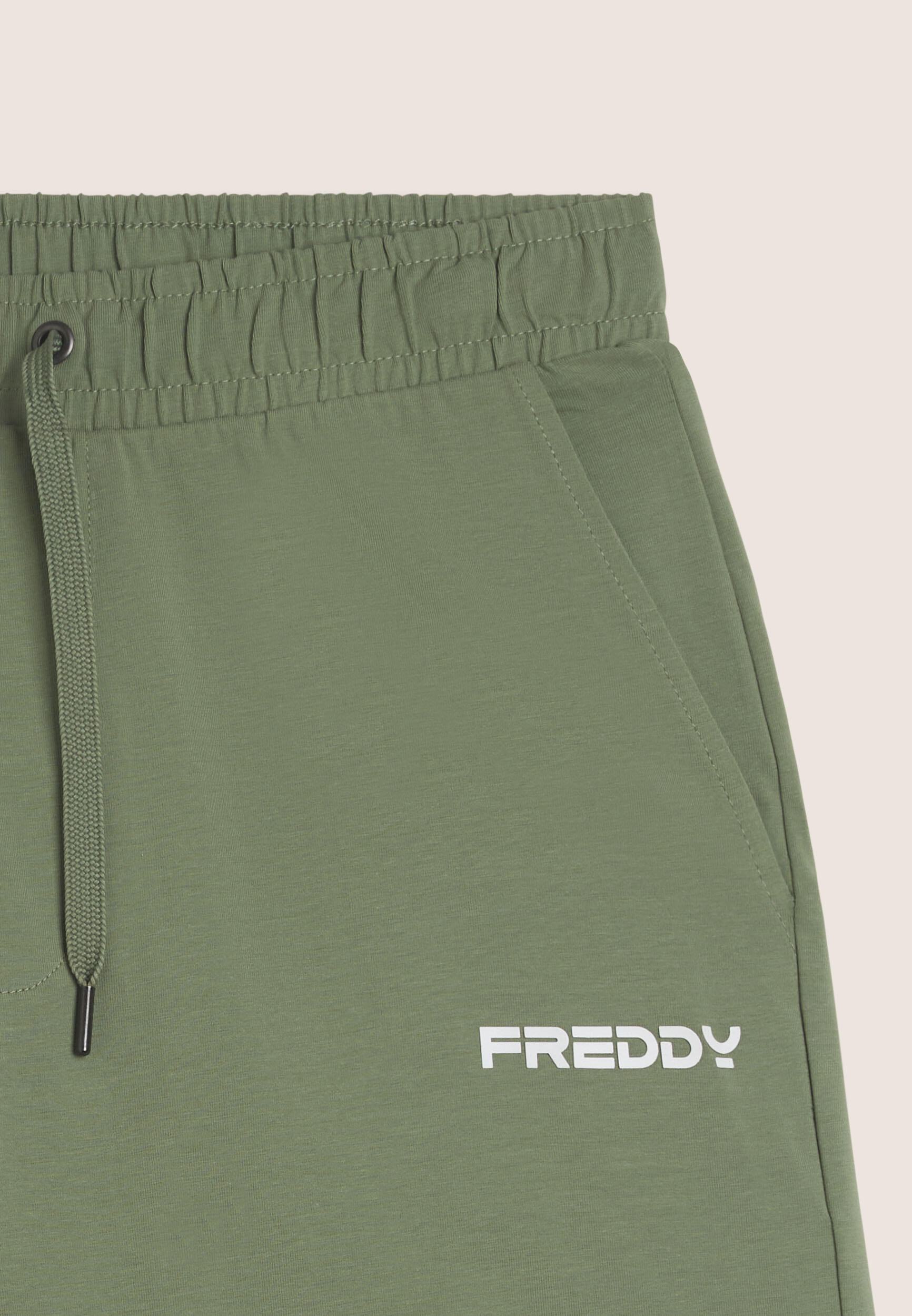 Pantaloni corti a metà coscia in jersey stretch 3/3