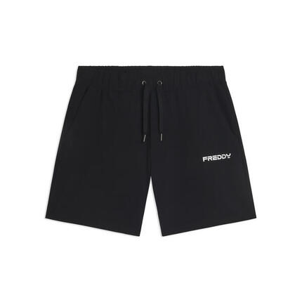 Pantalon court mi-cuisse en jersey élastique