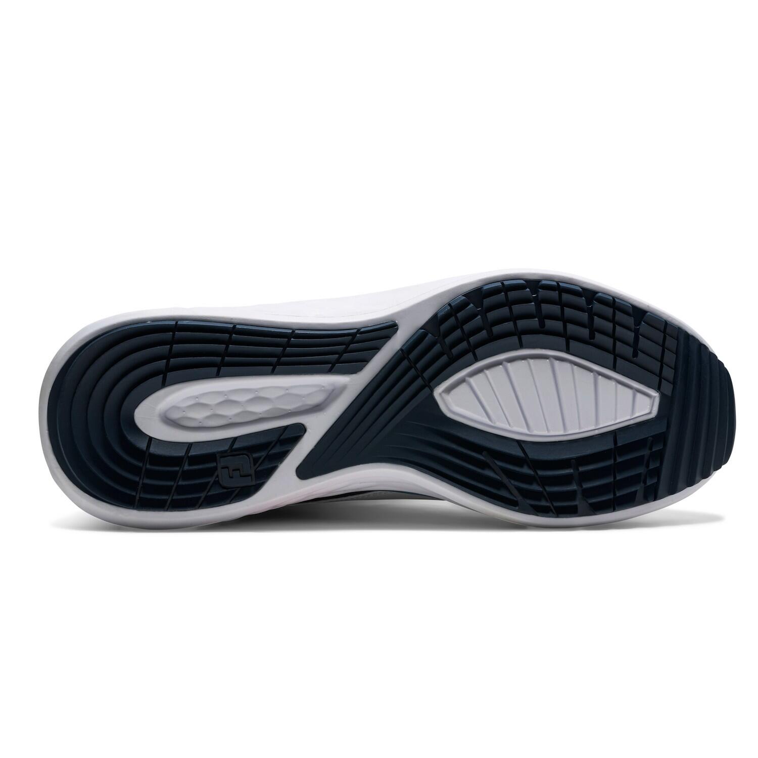 Chaussures de golf Footjoy Pulse BOA pour hommes, blanches et bleues 3/7
