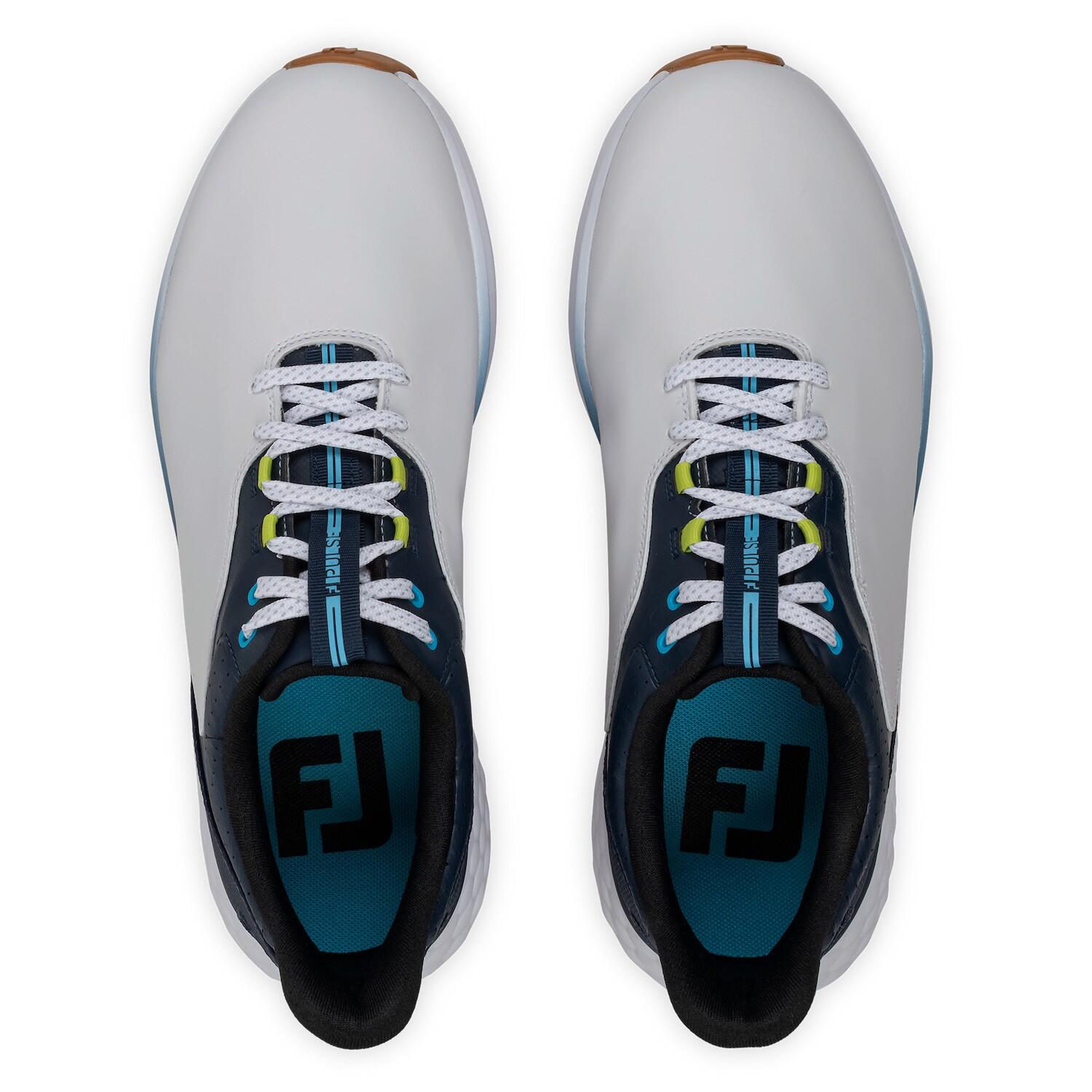 Zapatos Golf Footjoy Pulse Hombre Blanco y Azul 6/7