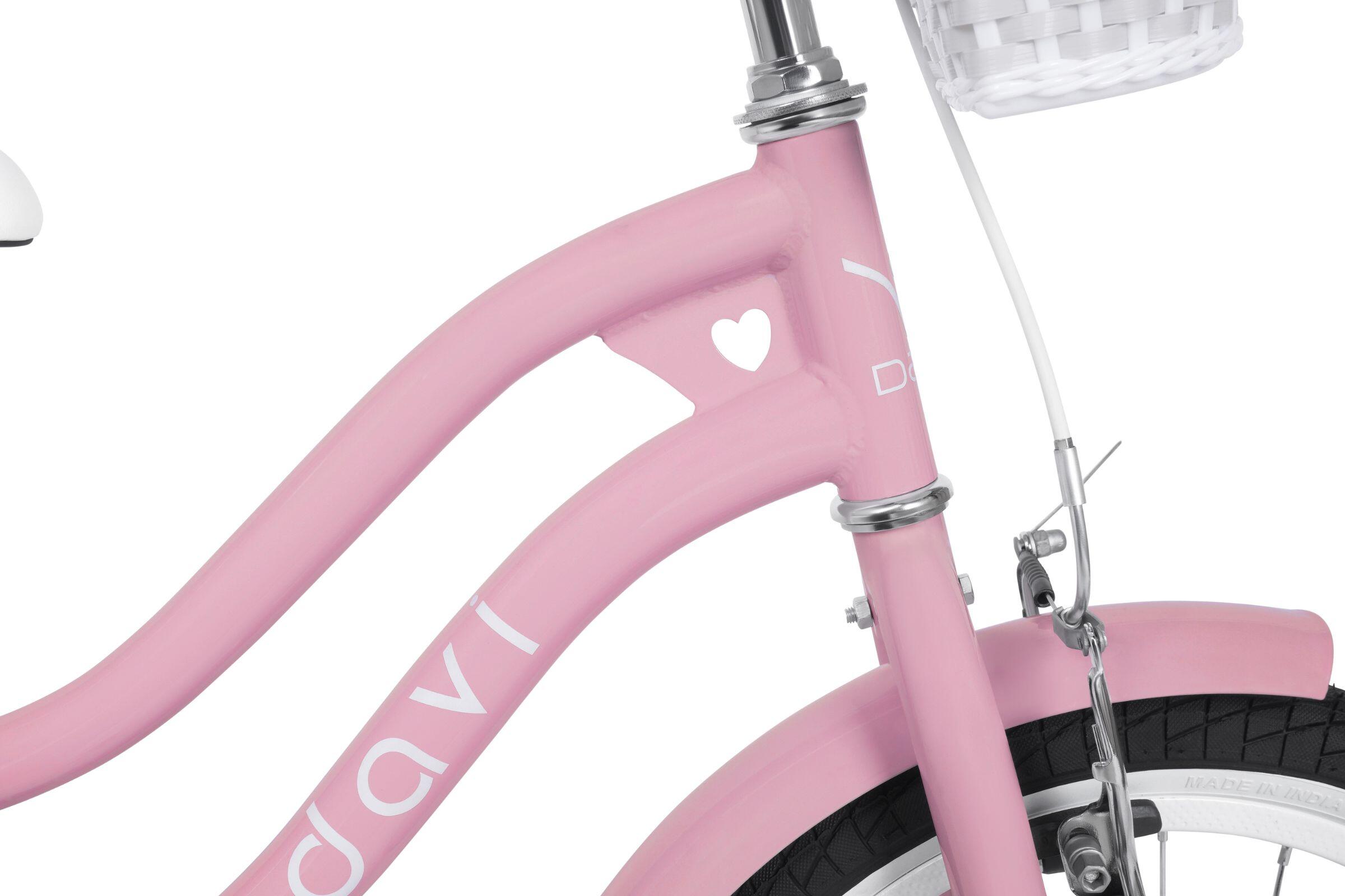 Vélo enfant Davi Molli, 16", 95–110 cm, 1 vitesse, rose 3/6