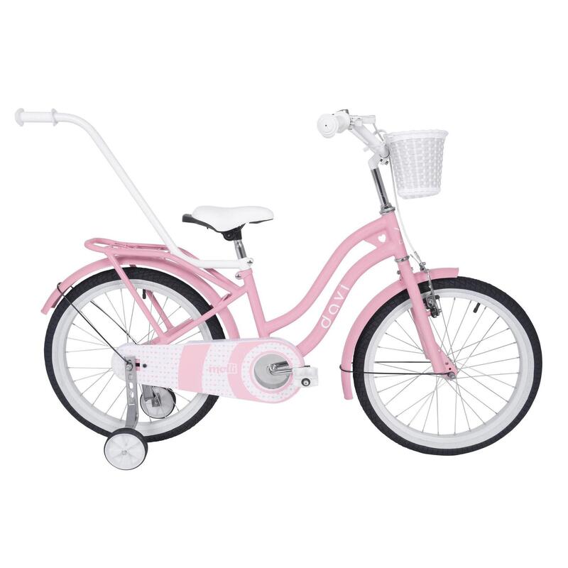 Dětské kolo Davi Zilly, 20", 110–130 cm, 1 rychlost, růžové