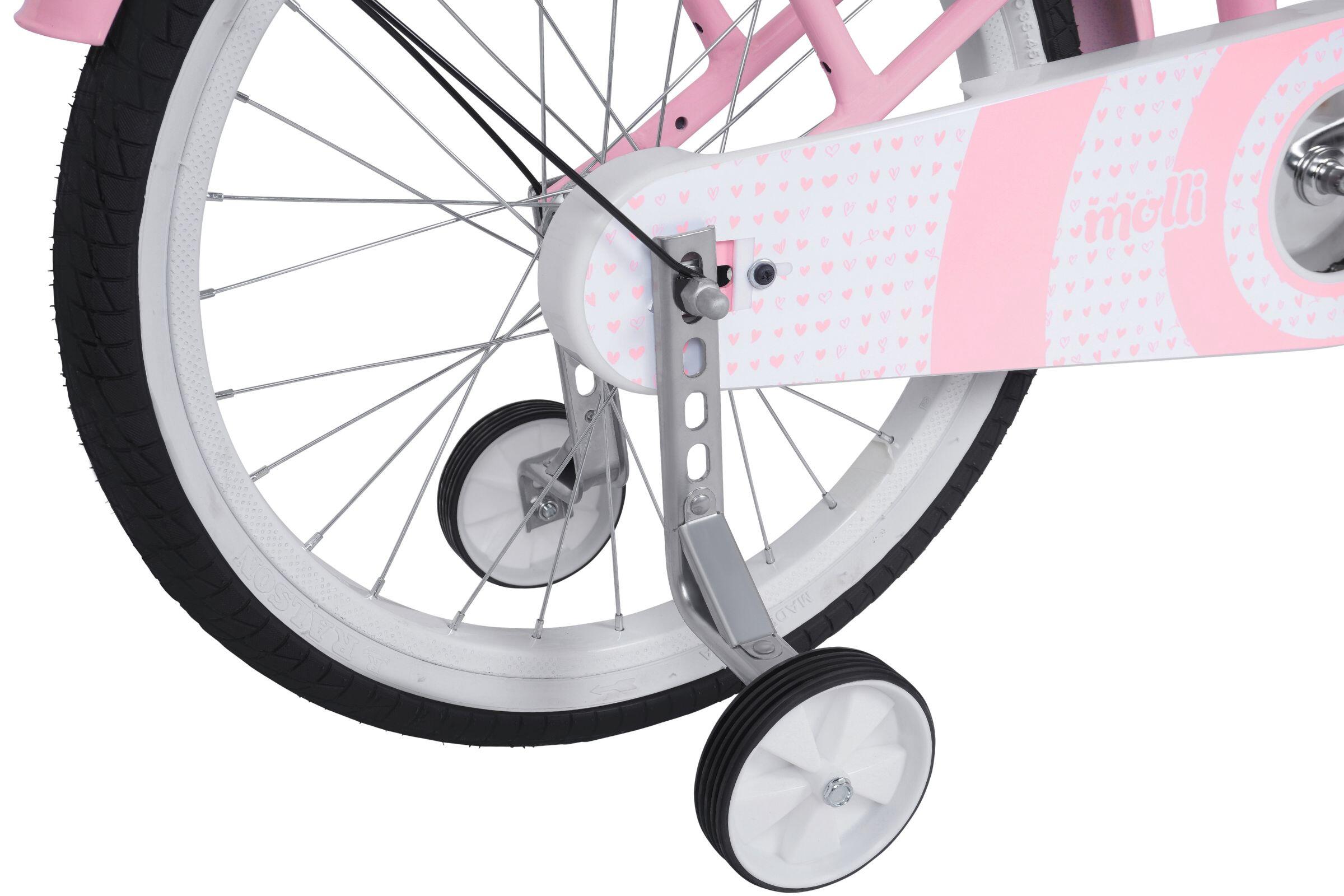 Vélo enfant Davi Molli, 20", 110–130 cm, 1 vitesse, rose 5/6