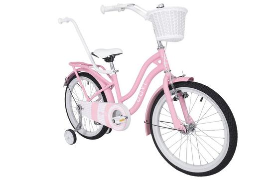 Vélo enfant Davi Zilly, 20", 110–130 cm, 1 vitesse, rose
