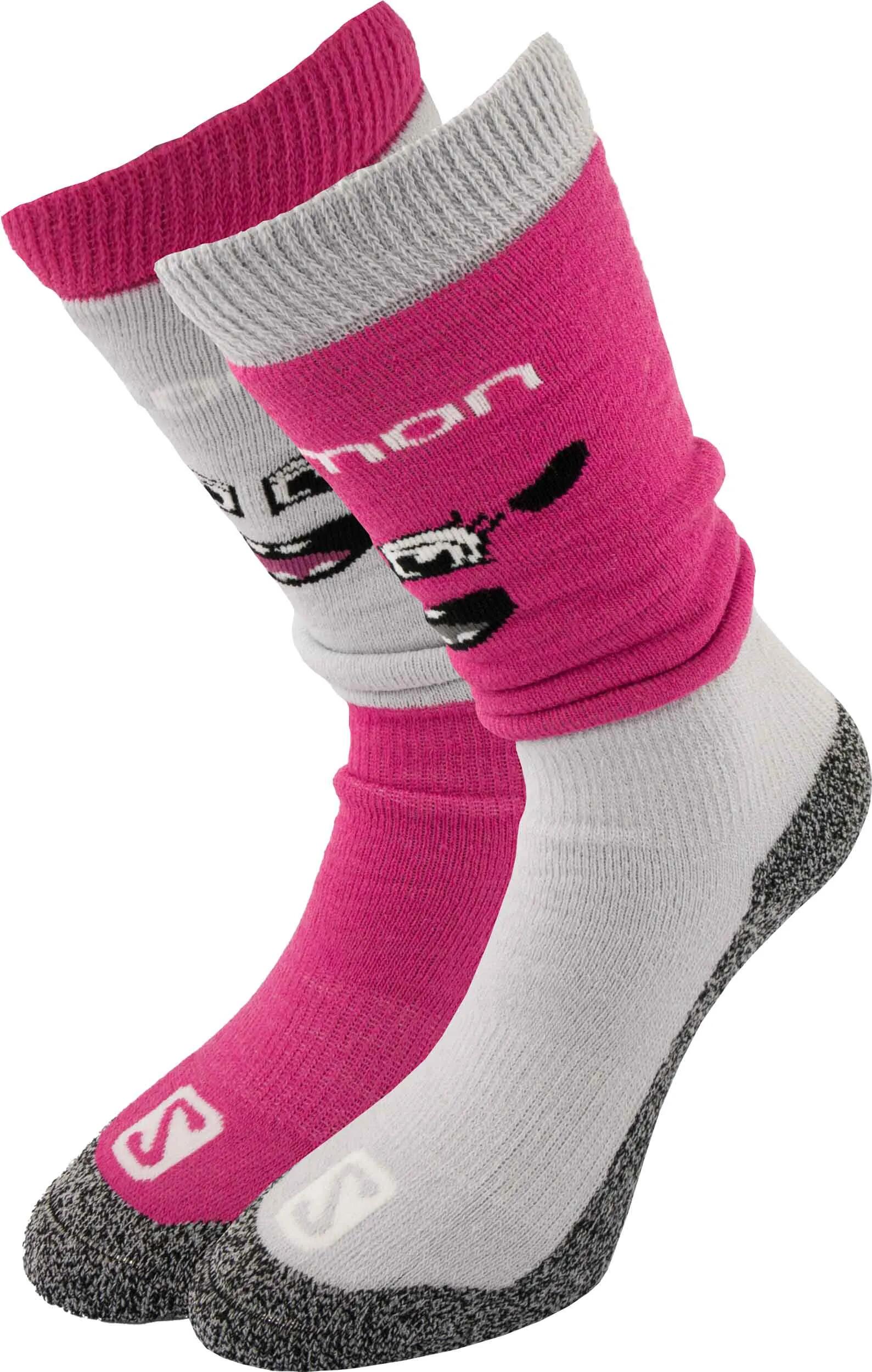 Salomon Jr Diablo M pachet de 2 gri/roz 35-38