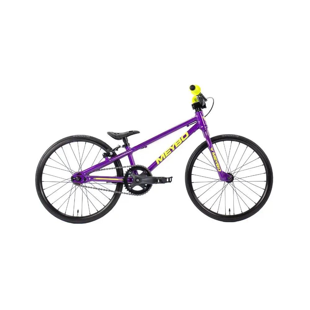 Meybo Rascal 18" BMX Race Bike - Purple/Neon Yellow 2026