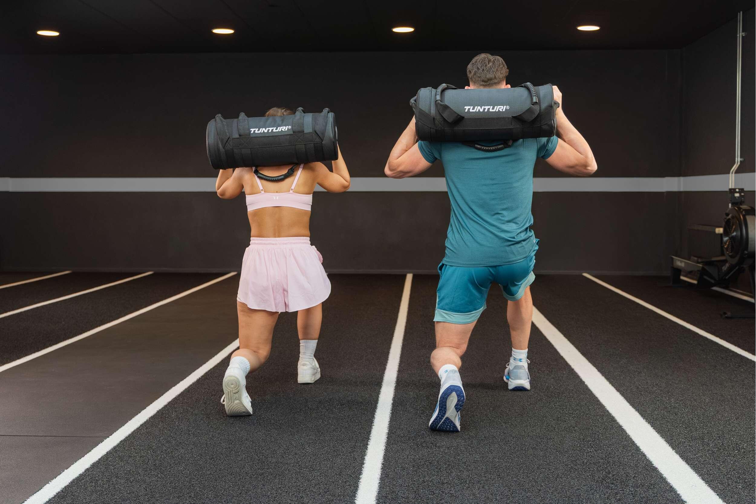 Platinum sandbag 5kg zandzak zwart inclusief gratis fitness app 6/7
