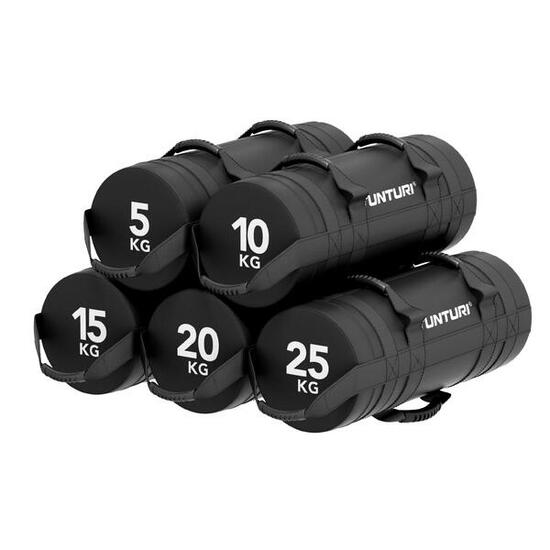 Platinum sandbag set 5-25kg inclusief gratis fitness app