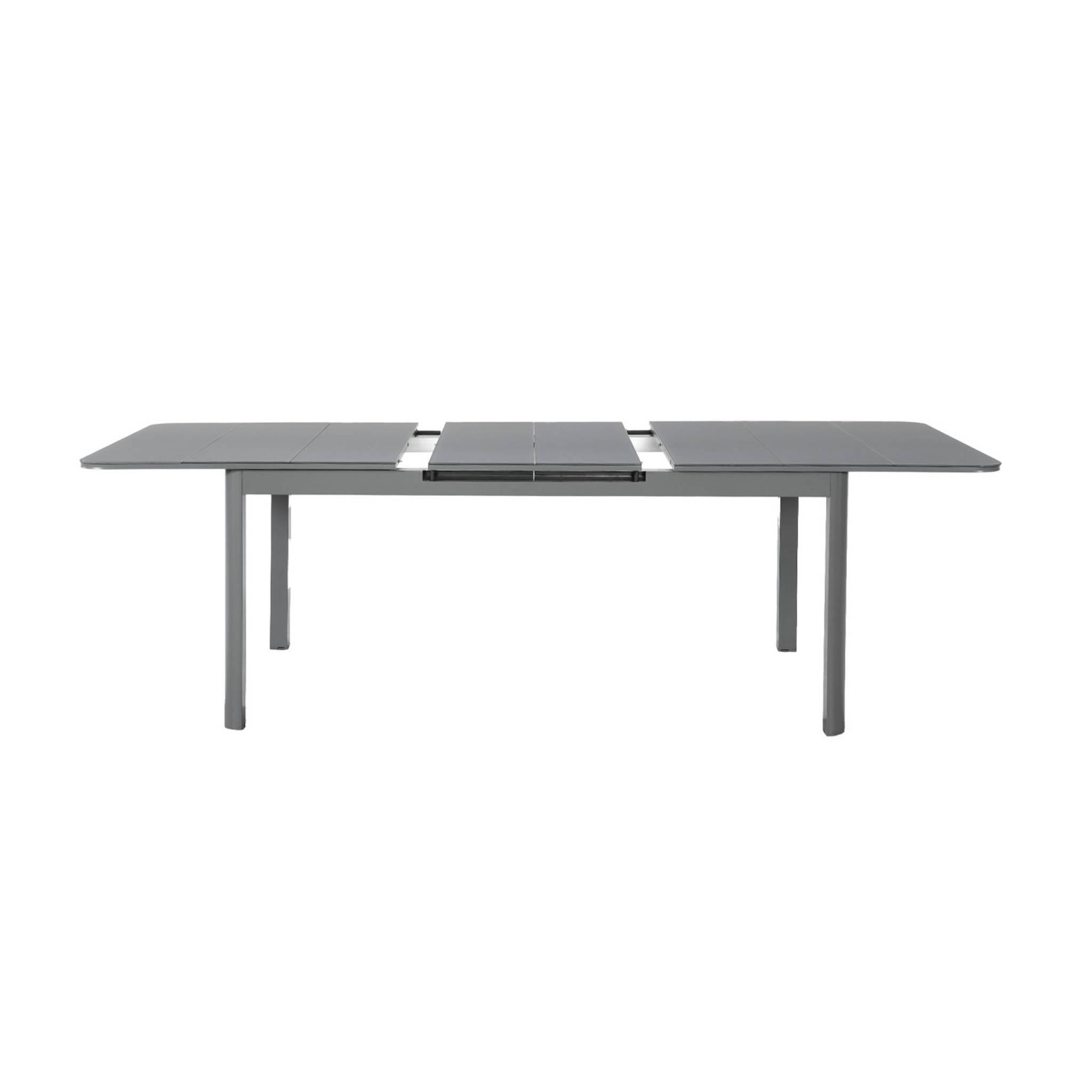 Mesa de jardim extensível em alumínio, 8 lugares, Antracite 3/5