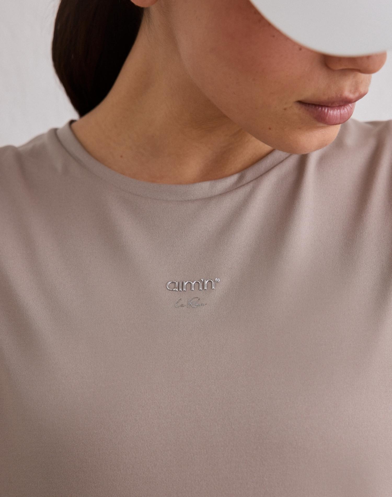 Femme Débardeur de Course Sans Coutures Séchage Rapide Respirant Le Run Argile 2/5