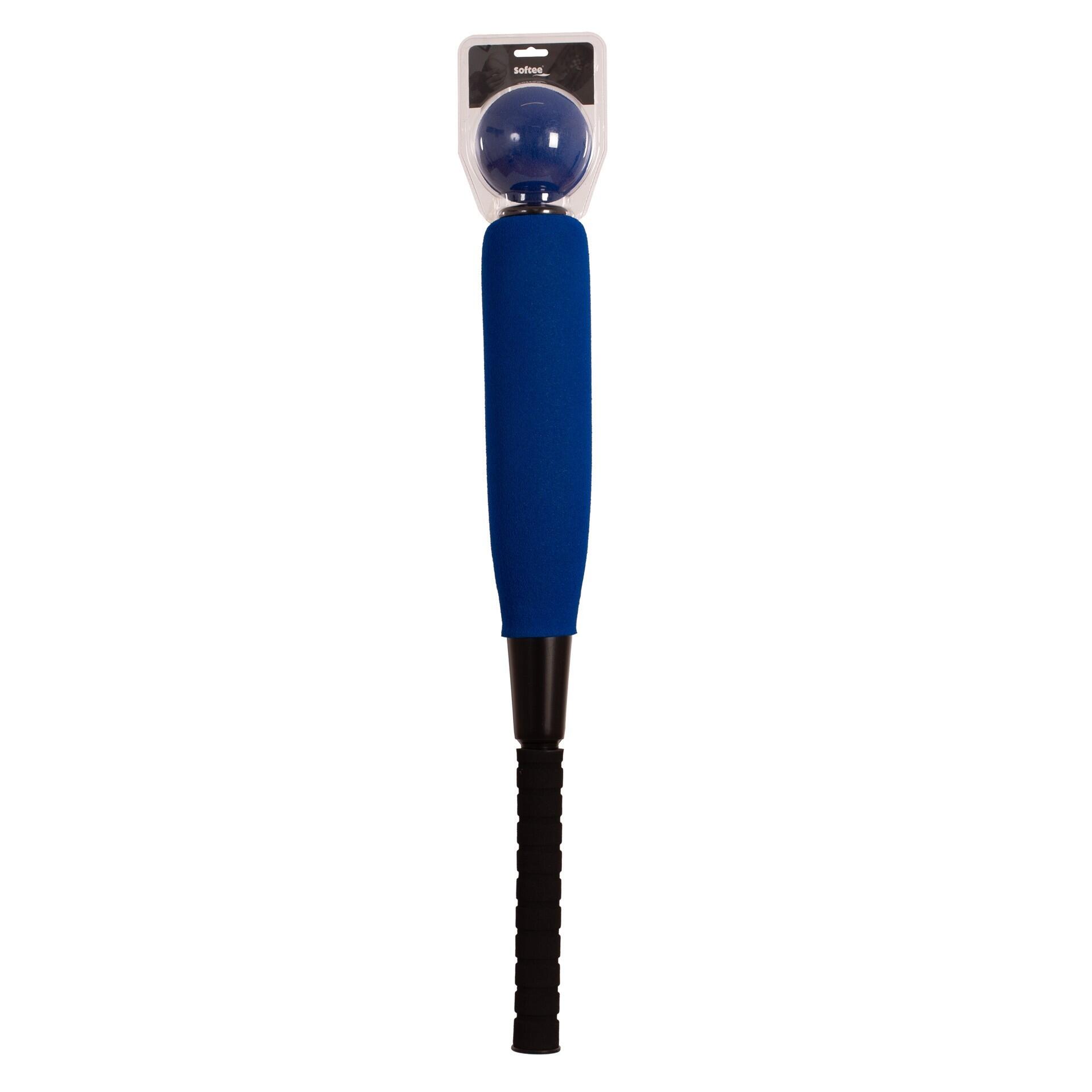Honkbalknuppel Met Bal Softee Max Blauw
