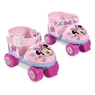 Disney minnie rolschaatsen met beschermset