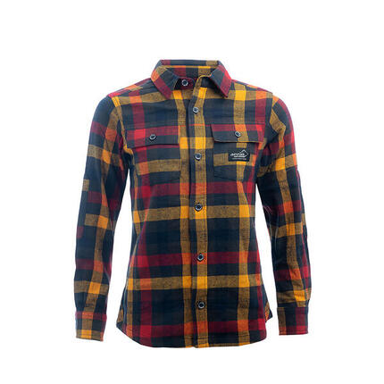 Gefüttertes Flanellhemd Damen Marineblau