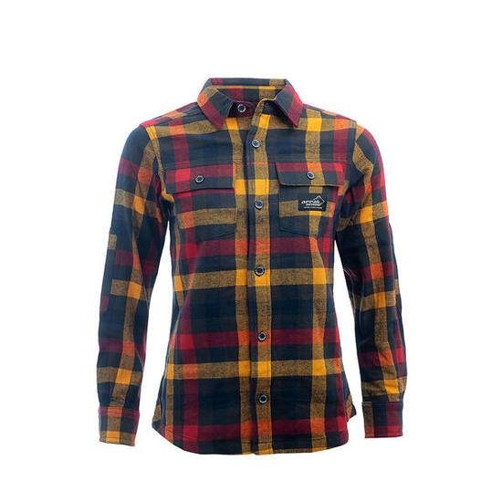 Gefüttertes Flanellhemd Damen Marineblau