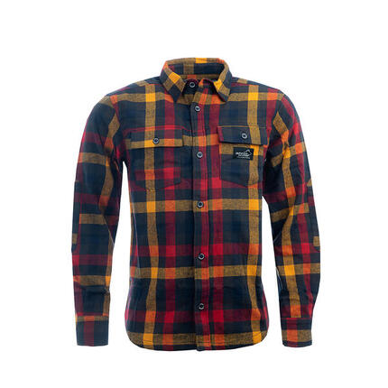 Gefüttertes Flanellhemd Herren Marineblau