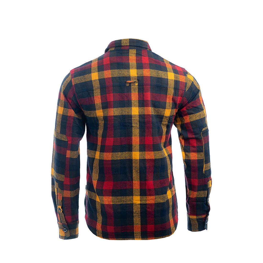 Chemise en flanelle doublée homme bleu marine 4/5