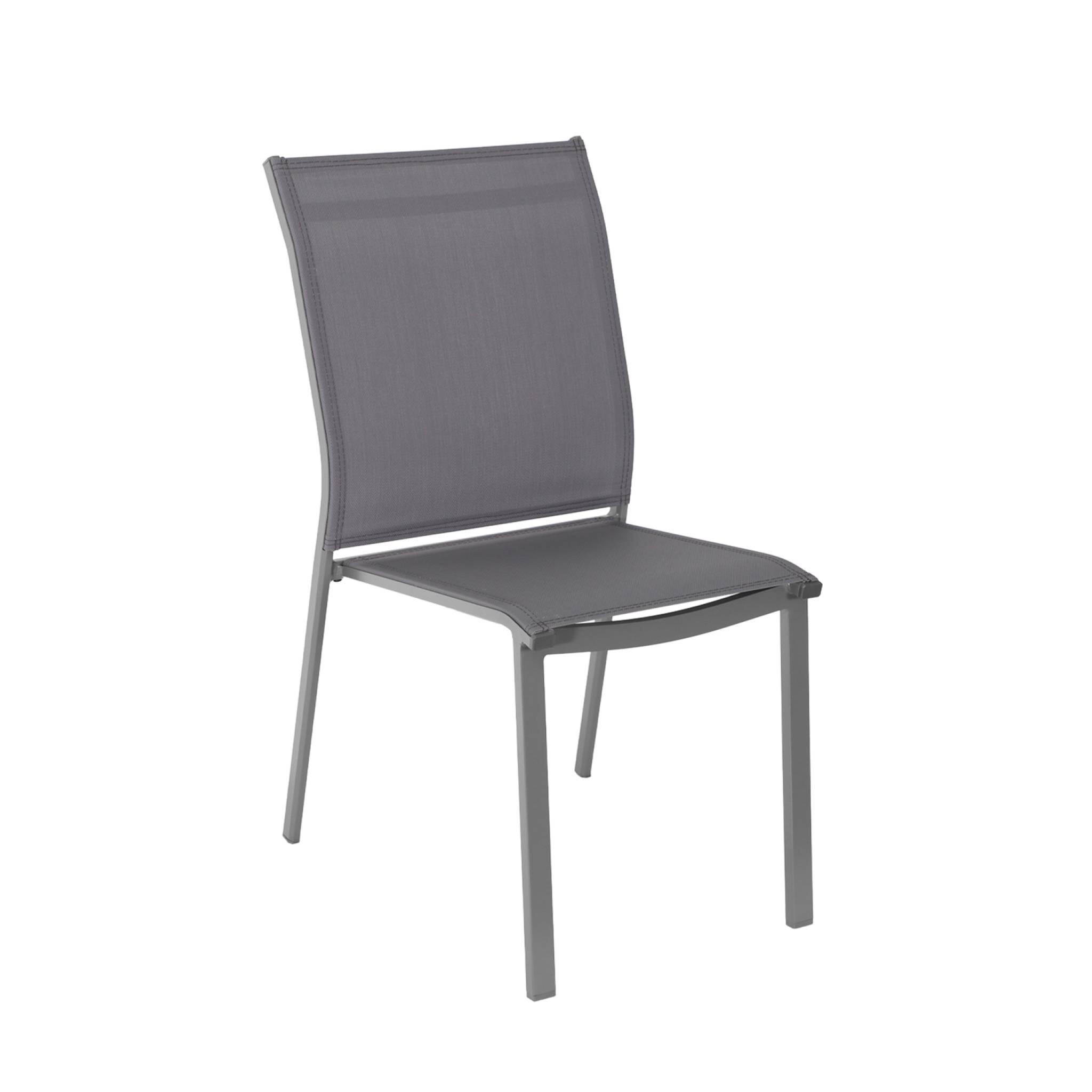 Conjunto de jardim com mesa em alumínio com 8 cadeiras, Antracite 3/5