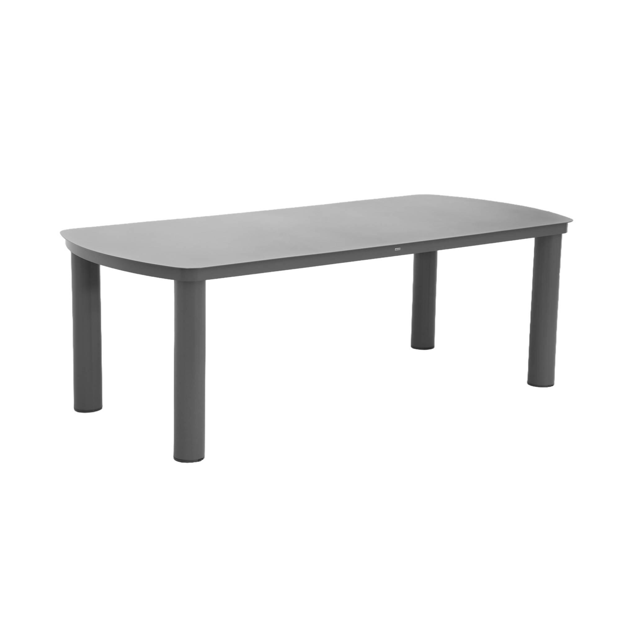 Conjunto de jardim com mesa em alumínio com 8 cadeiras, Antracite 2/5