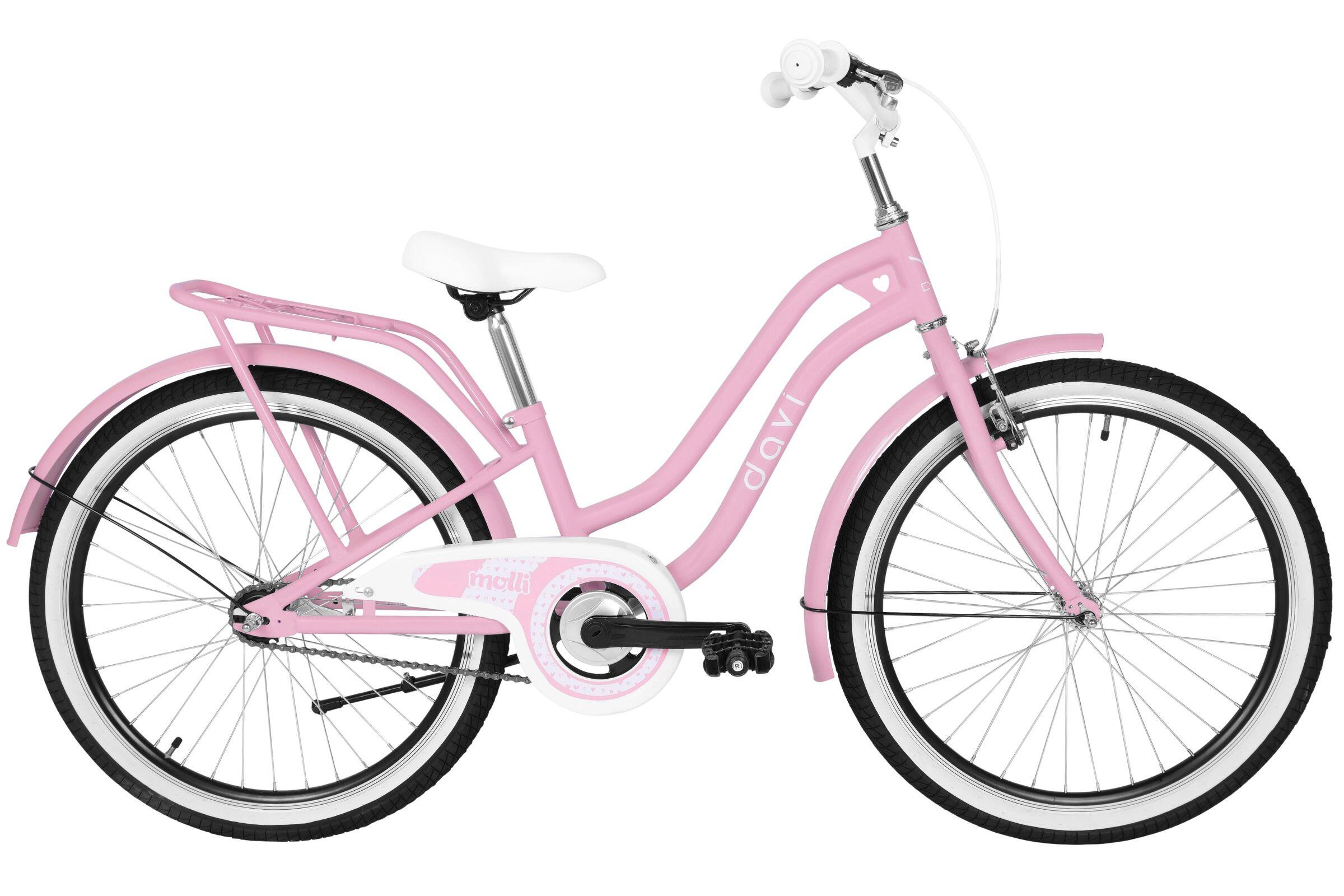 Vélo enfant Davi Molli, 24", 130–165 cm, 1 vitesse, rose 2/6