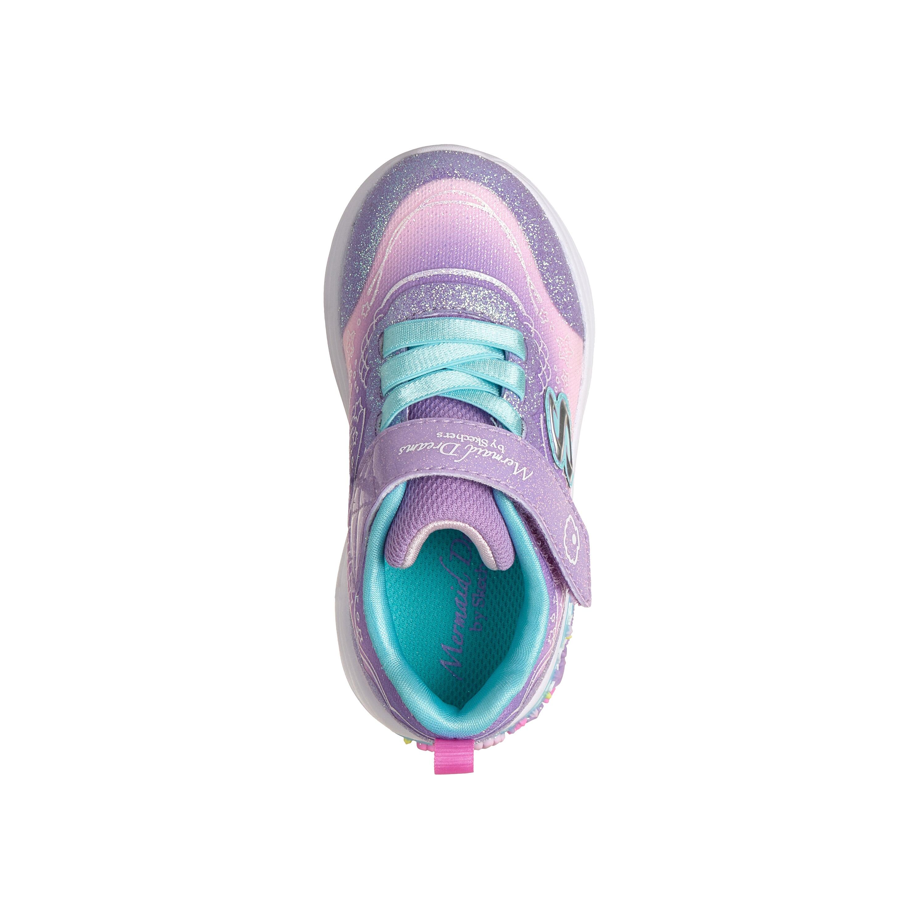 Basket Enfant à Lacets Skechers S.Lights My Dreams Lil Mermaid 3/5