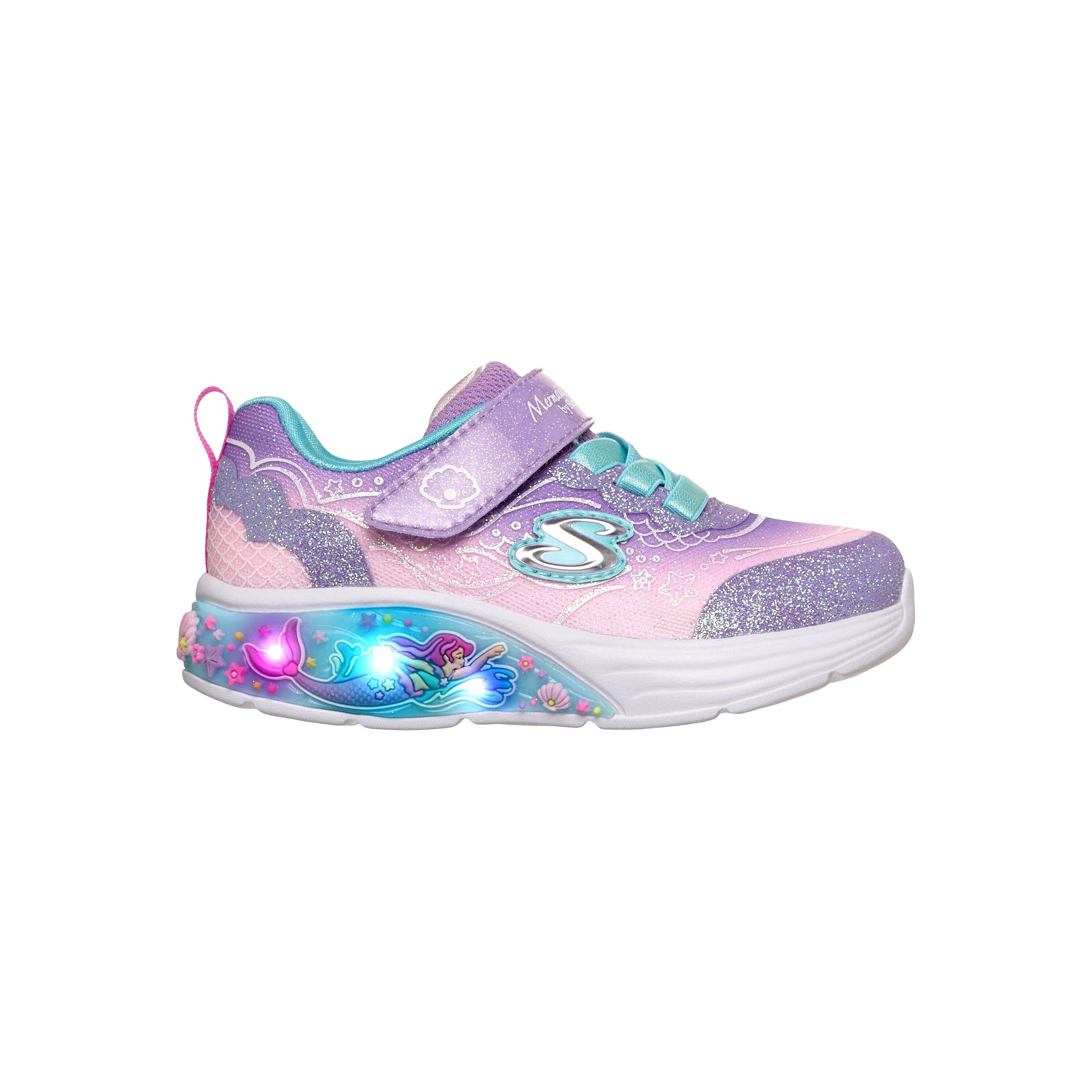 Basket Enfant à Lacets Skechers S.Lights My Dreams Lil Mermaid 2/5
