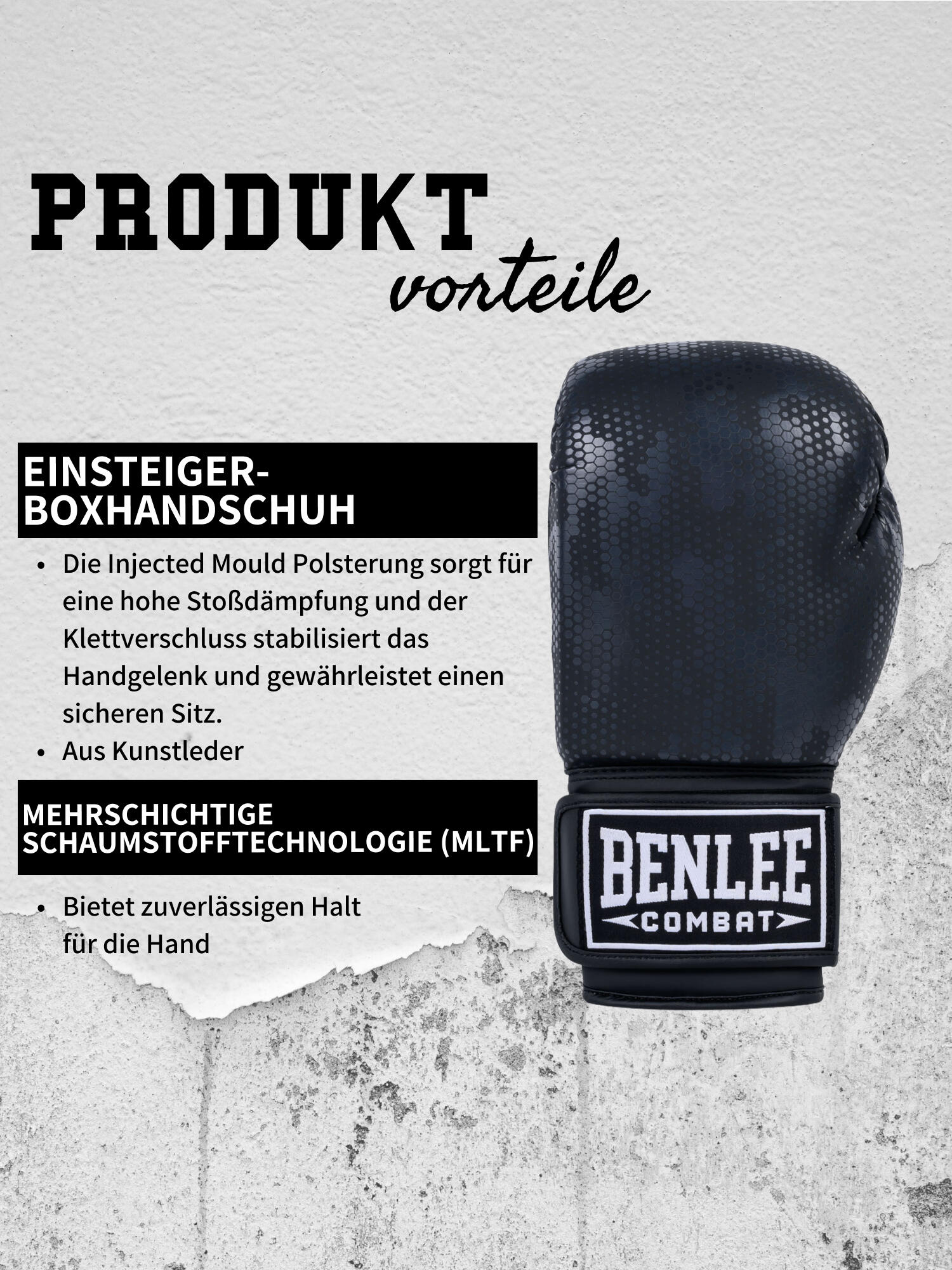 BENLEE Boxhandschuhe aus Kunstleder LOOMY 7/9