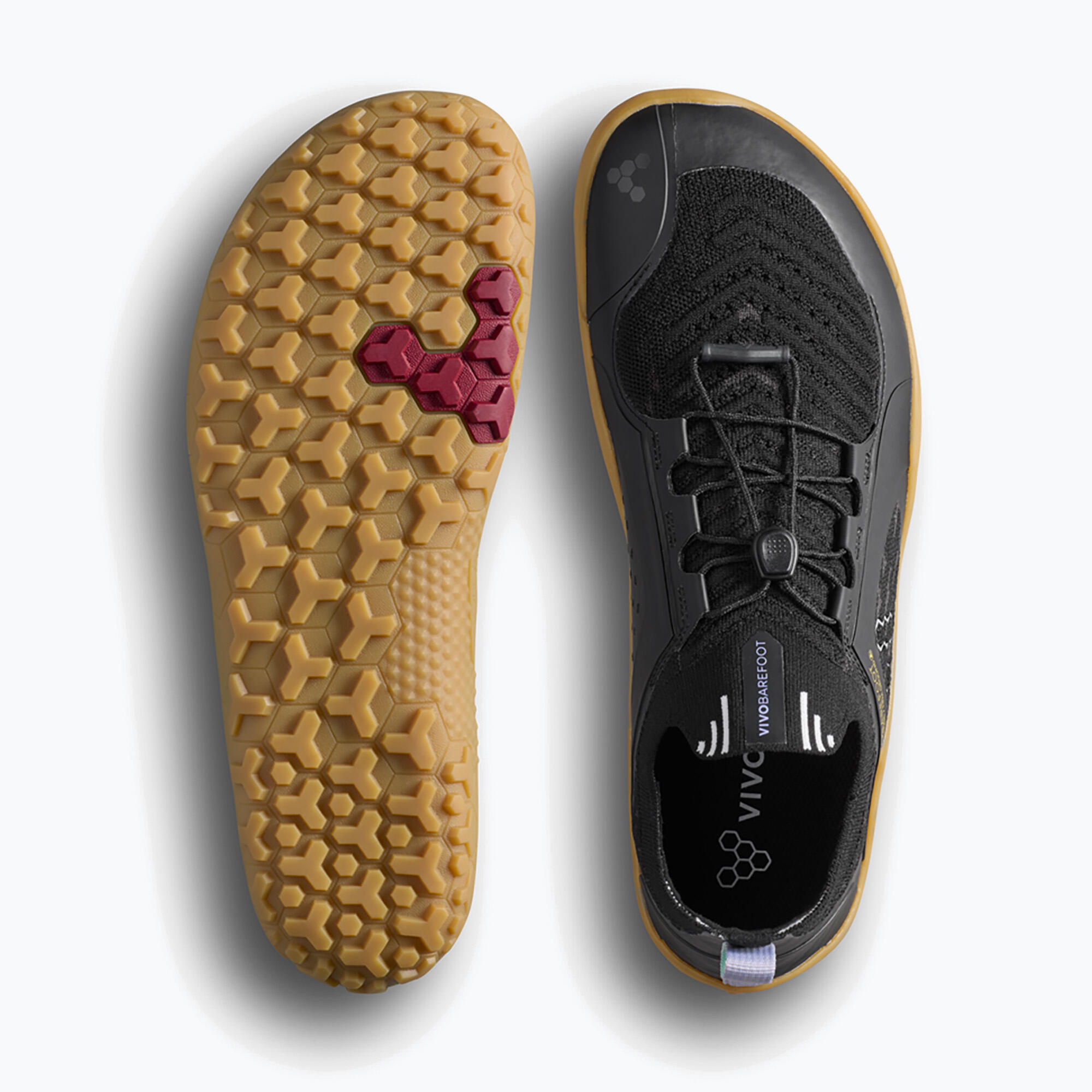 Heren barefoot schoenen Vivobarefoot Primus Trail Knit Fg 6/7