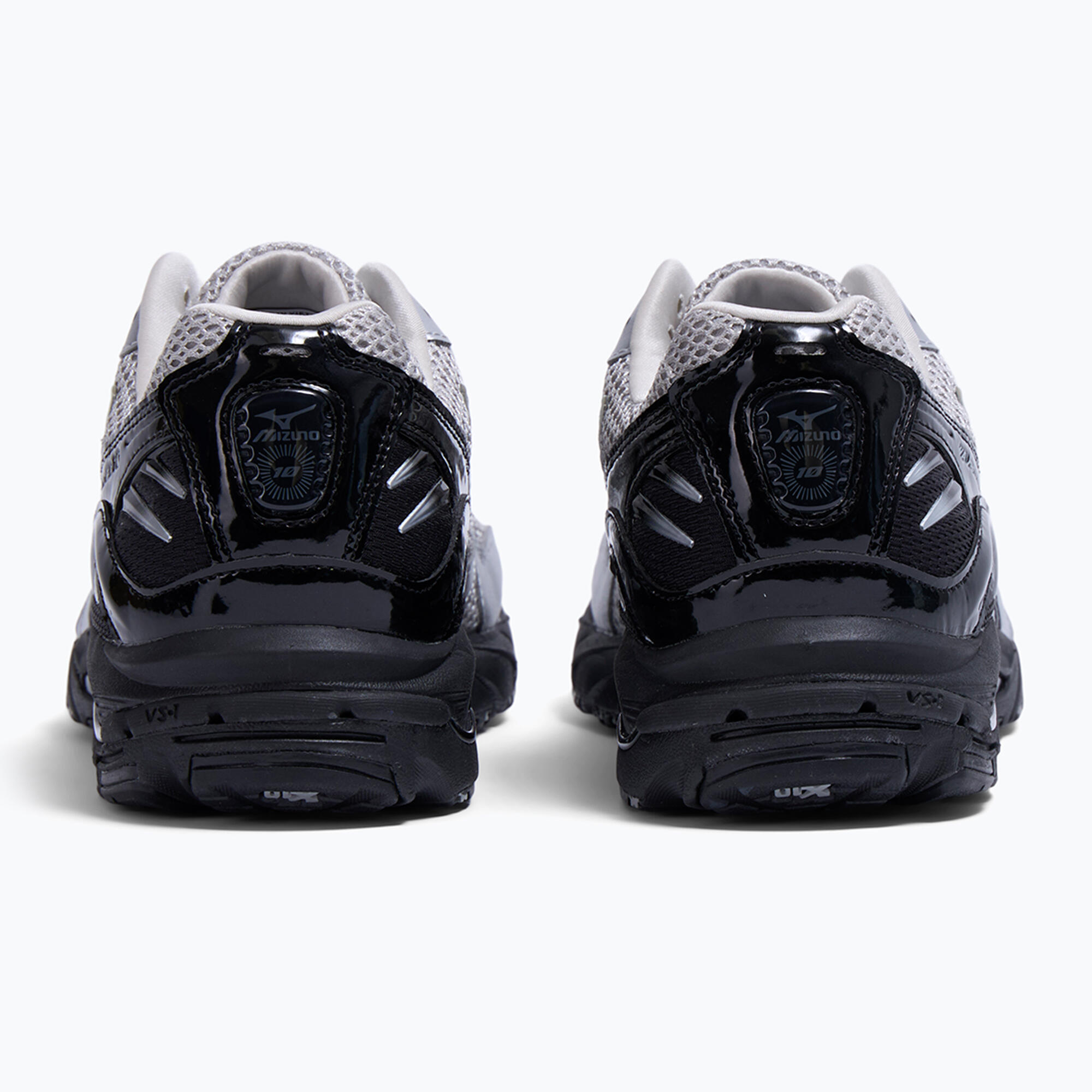 Mizuno Wave Rider 10 Harbor Mist Silver Black 3/4