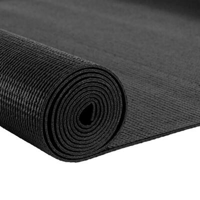 Victoria yogamat 4mm zwart 173x61x04 cm