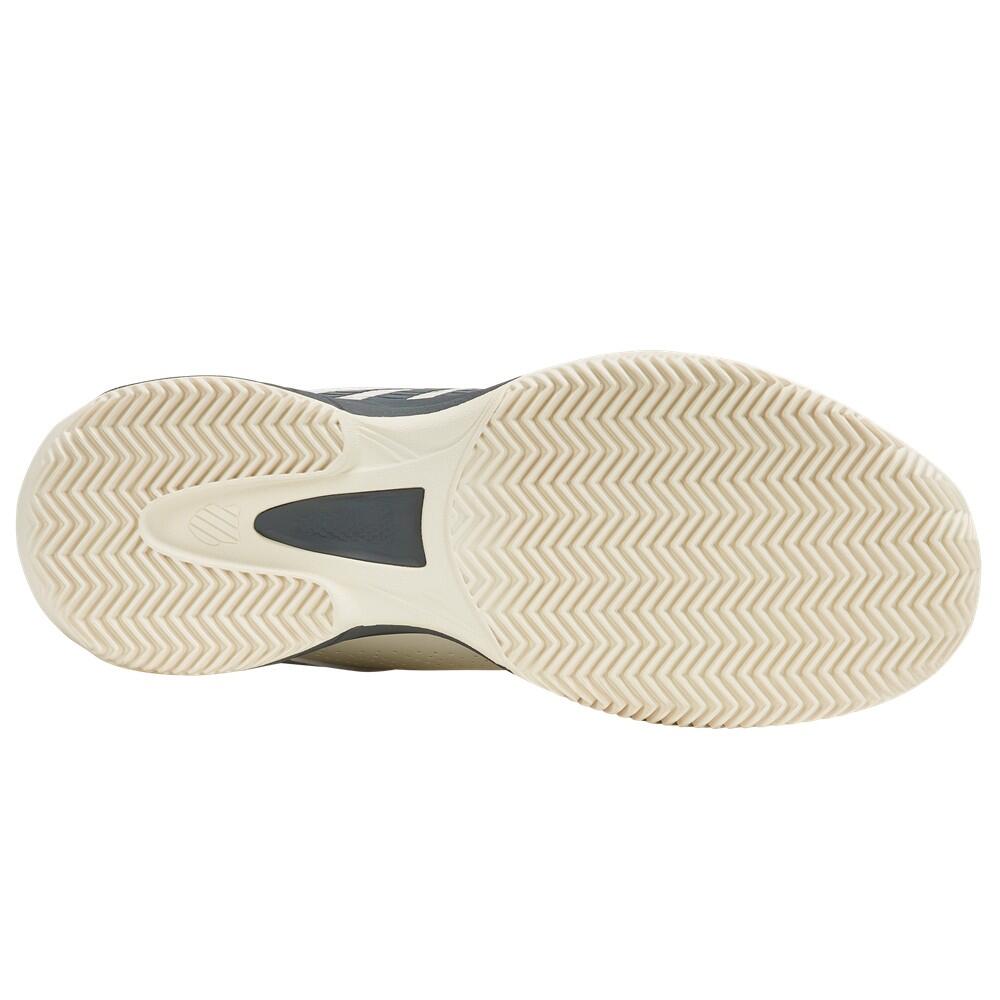 K- Swiss Tennisschuh Court Express 2 Clay creme/grau - Herren UK 8.5 (EU 42.5) 6/7
