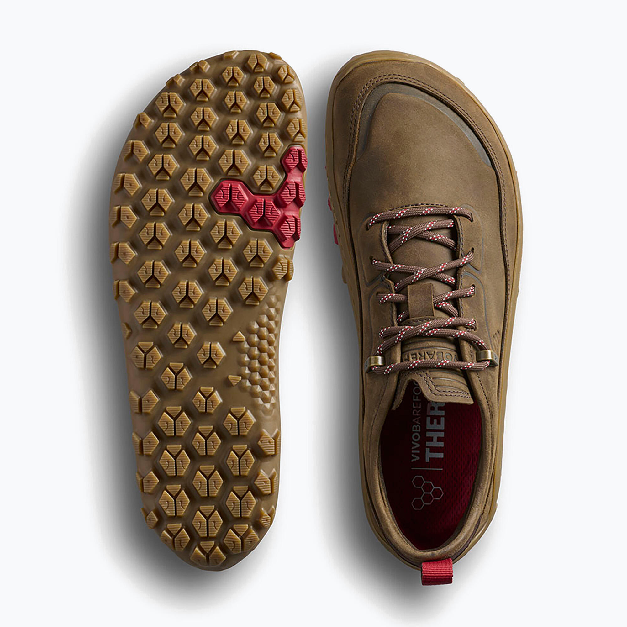 Heren barefoot schoenen Vivobarefoot Tracker Leather Low 5/7