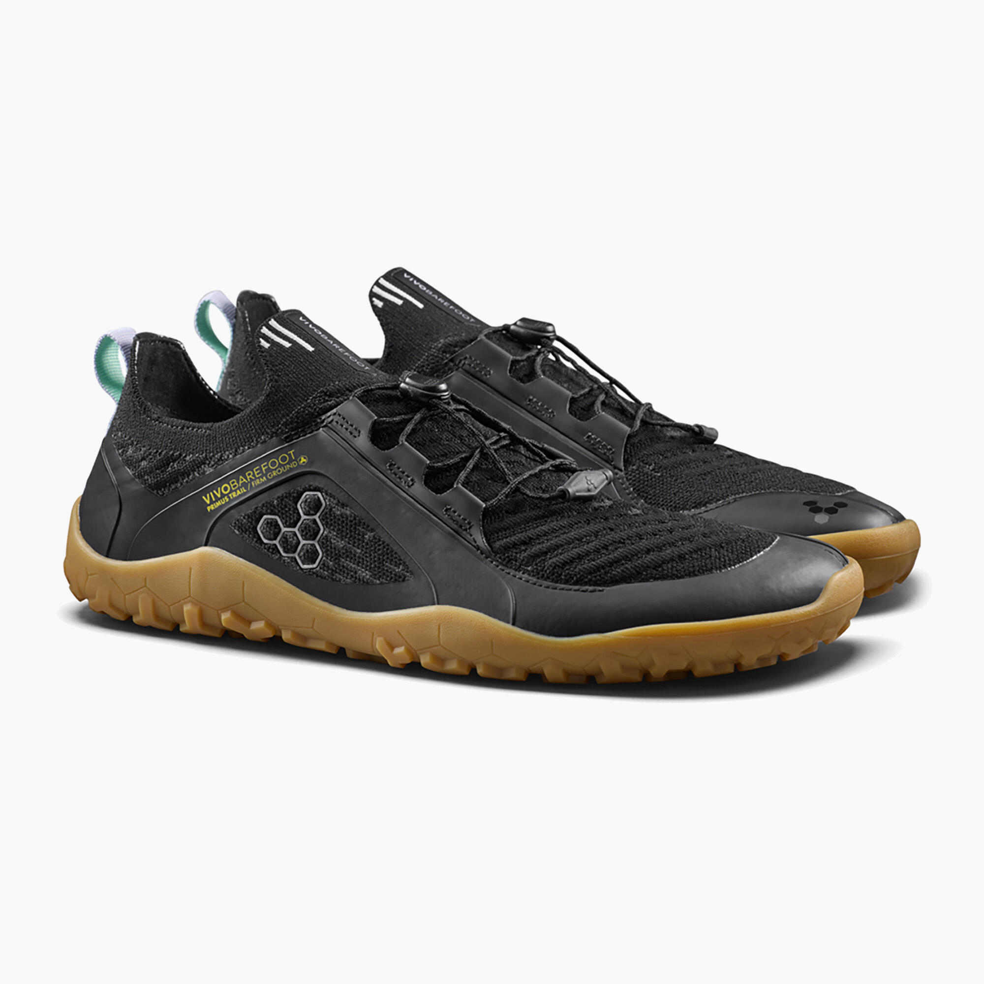 Heren barefoot schoenen Vivobarefoot Primus Trail Knit Fg 3/7
