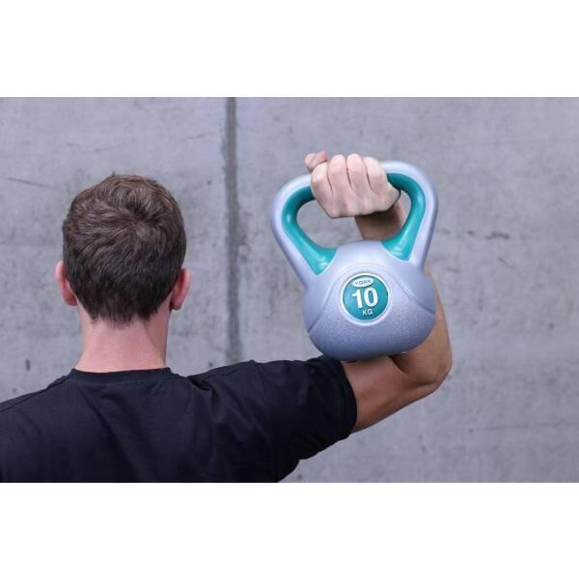 York 10kg Vinyl Kettlebell 2/2