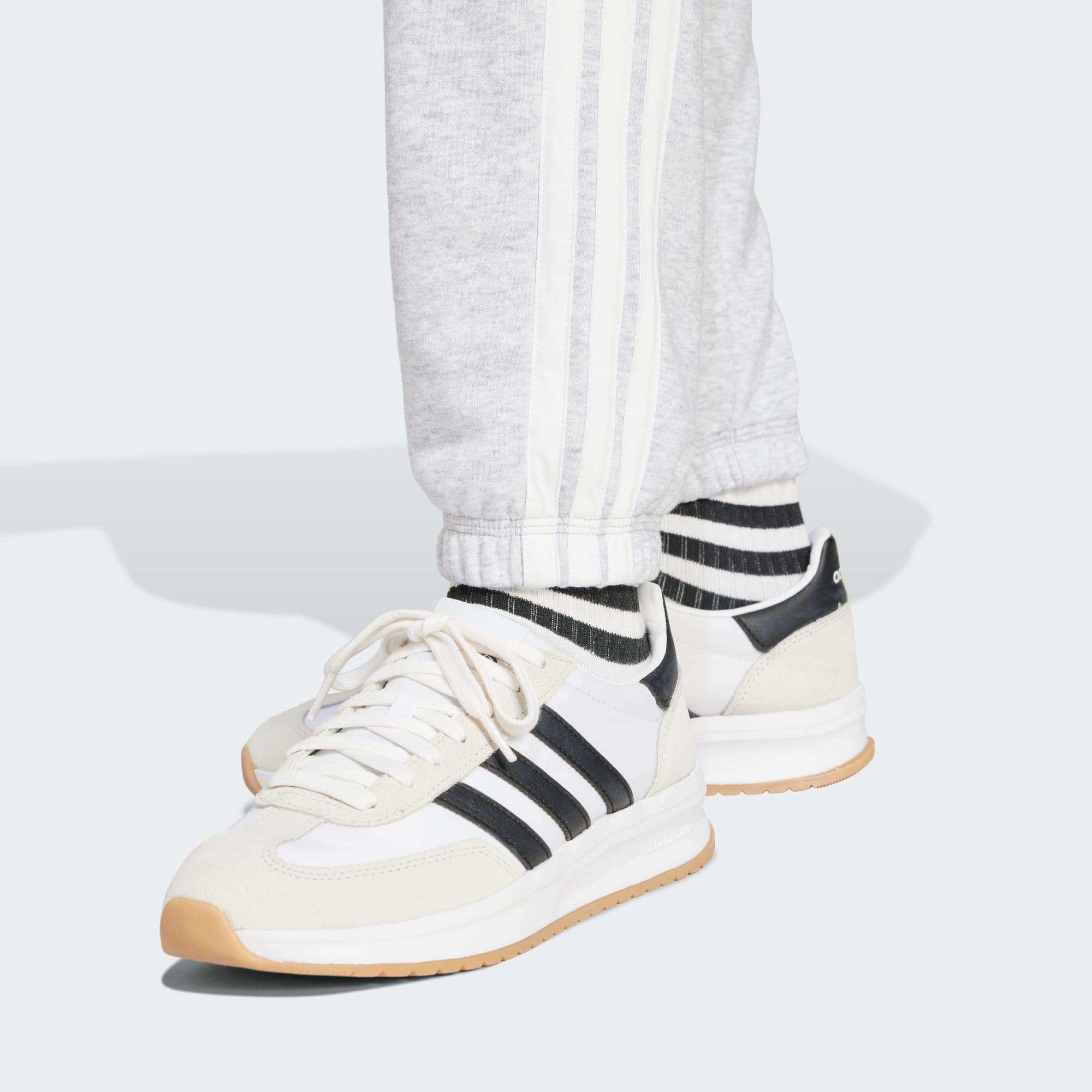 Pantalon à revers French terry 3 bandes Essentials 4/7