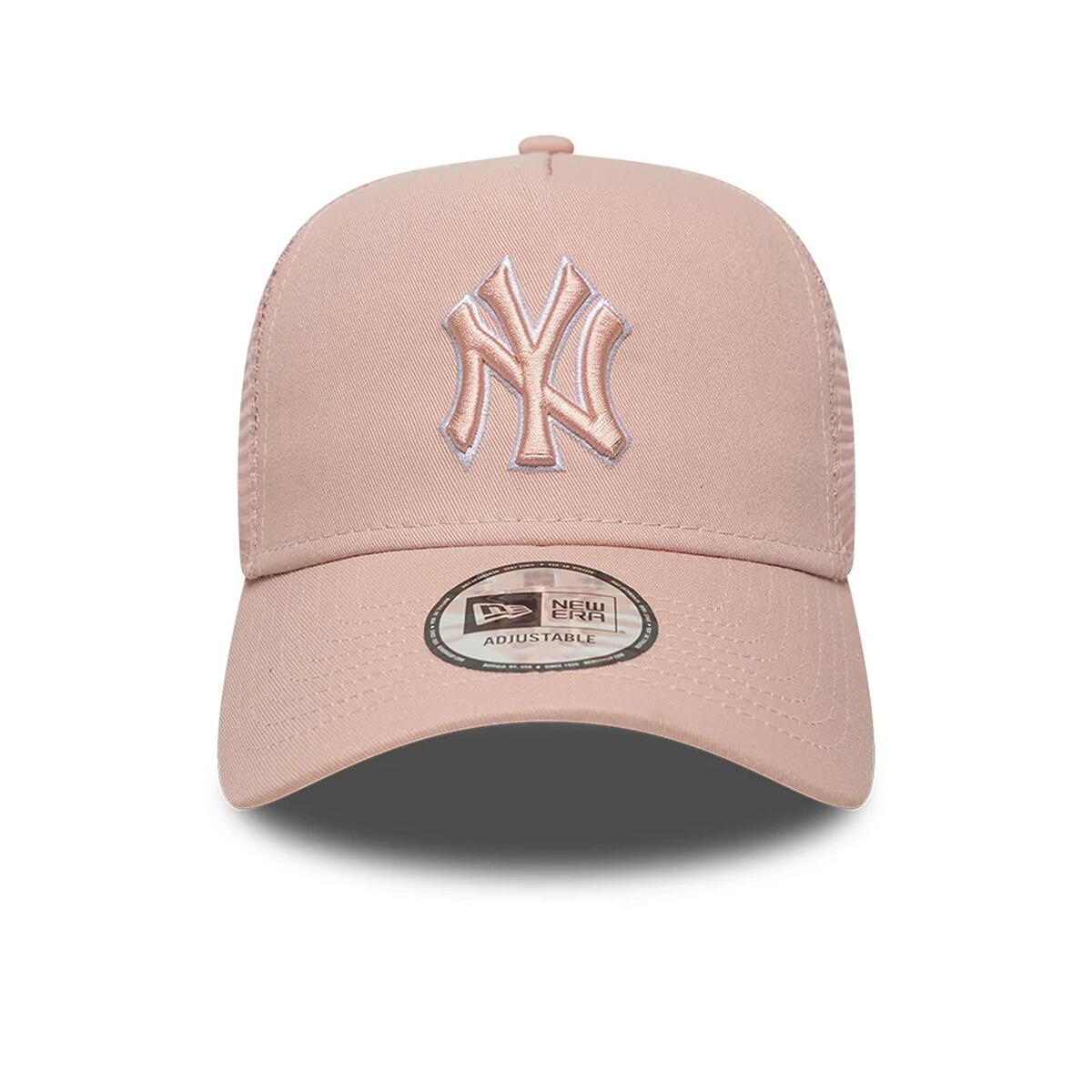 New Era 9FORTY Trucker Cap MLB New York Yankees Outline pastel pink 2/5