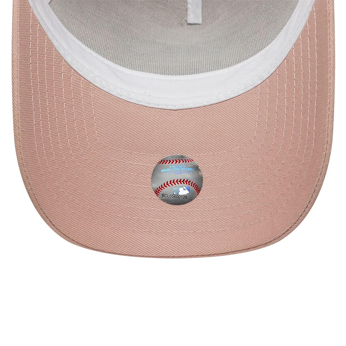 New Era 9FORTY Trucker Cap MLB New York Yankees Outline pastel pink 5/5