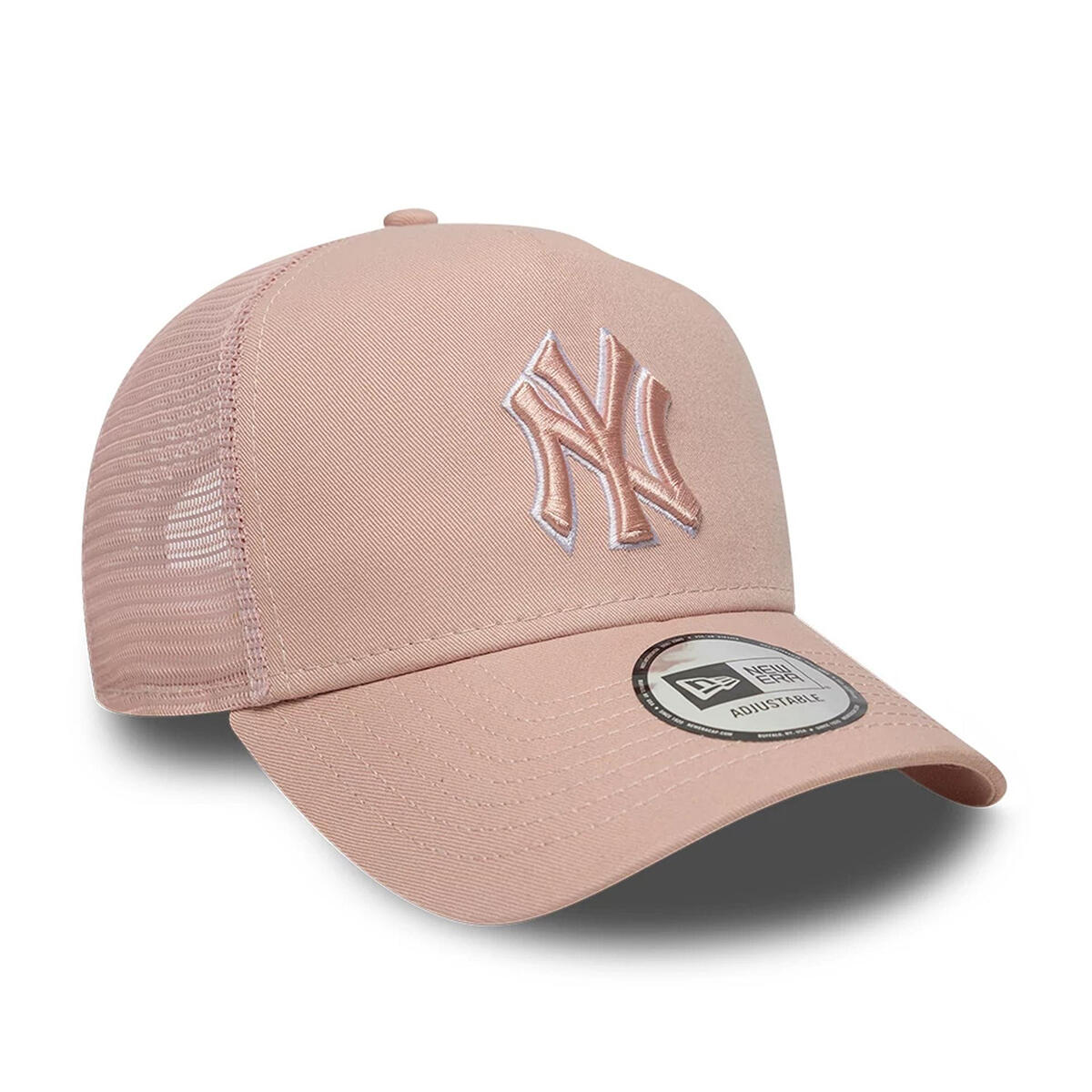 New Era 9FORTY Trucker Cap MLB New York Yankees Outline pastel pink 4/5