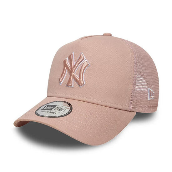 New Era 9FORTY Trucker Cap MLB New York Yankees Outline pastel pink