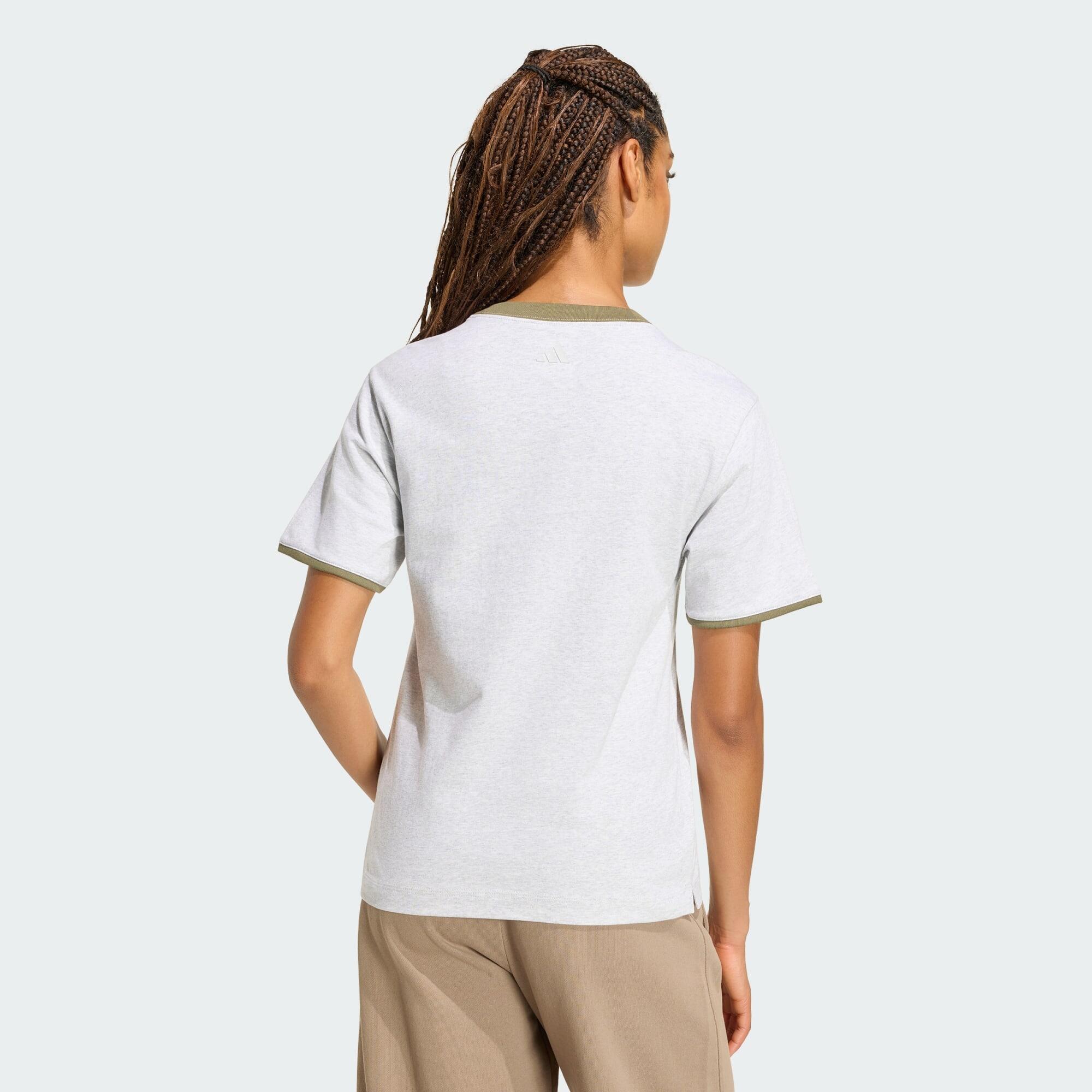 Seasonal Essentials Colorpop T-Shirt mit aufgestickter Grafik 3/5