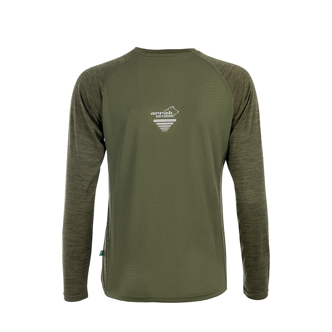 Action Funktions-T-Shirt Langarm Damen Olivgrün 3/4