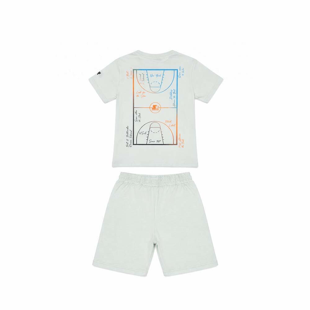 Completo da Bambino piccolo Estivo – Stile Basketball Court con Stampa 2/7